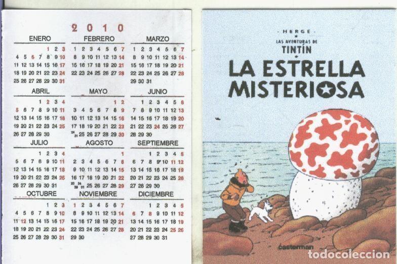 Postales: Calendario bolsillo 2010: Tintin: La estrella misteriosa - Varios
