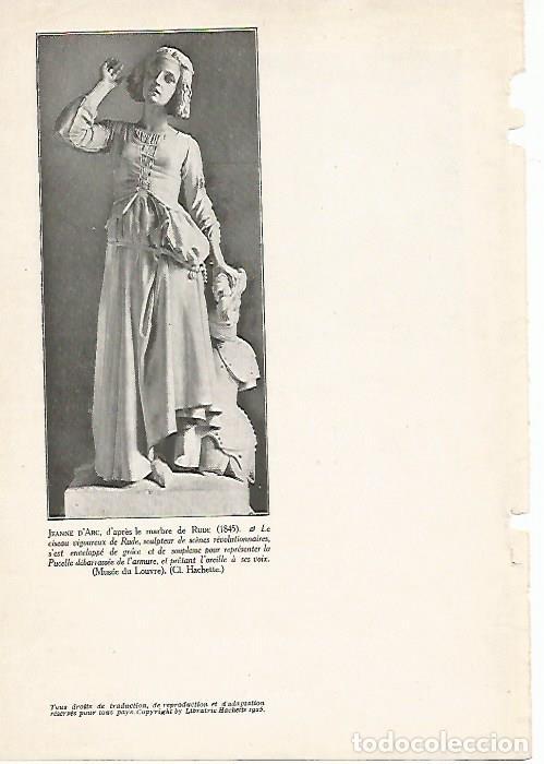 Postales: LAMINA 4484: Juana de Arco por Rude (1845) - Varios