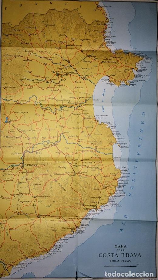 Postales: LAMINA 5862: Foto Mapa Costa Brava - Josep Pla