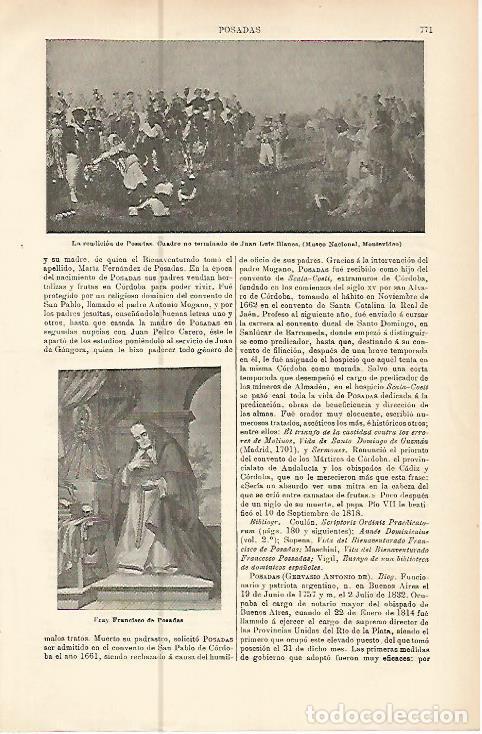 Postkarten: LAMINA ESPASA 10587: La rendicion de Posadas por Blanes - Varios