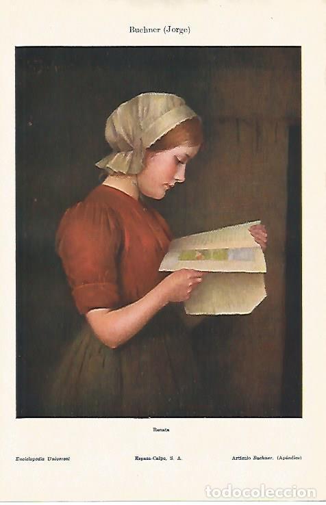 Cartes Postales: LAMINA ESPASA 8213: Renata por J. Buchner - Varios