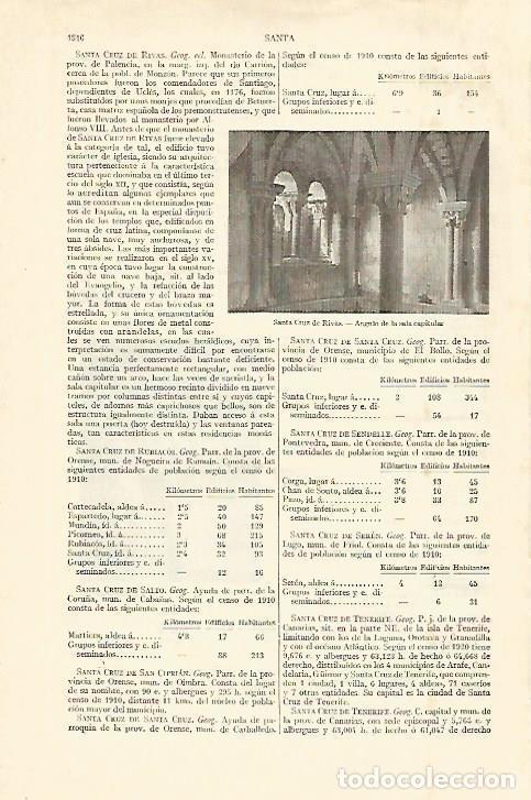 Postais: LAMINA ESPASA 18468: Santa Cruz de Rivas Palencia - Varios