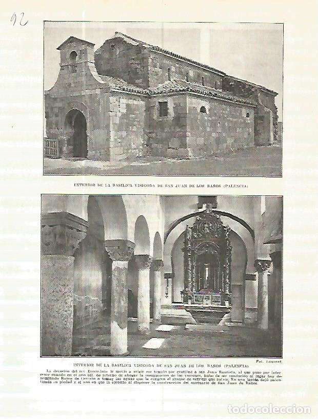 Postkarten: LAMINA 4605: Basilica de San Juan de los Ba&ntilde;os en Palencia - Manuel Rodriguez Codola