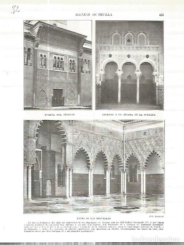 Postales: LAMINA 4595: Alcazar de Sevilla - Manuel Rodriguez Codola