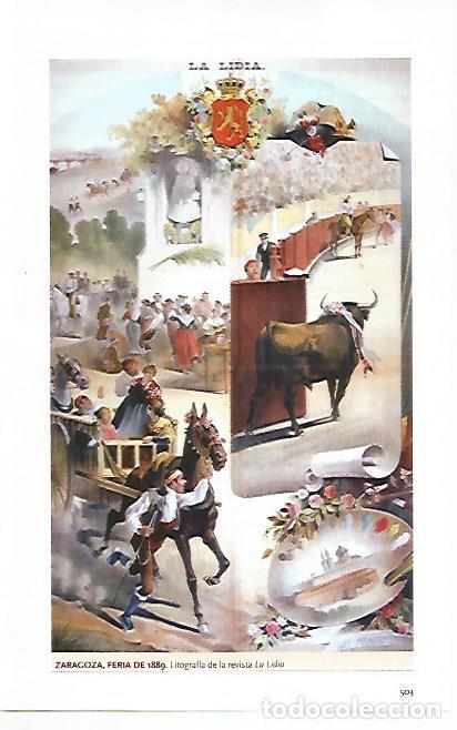 Postcards: LAMINA COSSIO 50453: Zaragoza Feria de 1889 - Varios