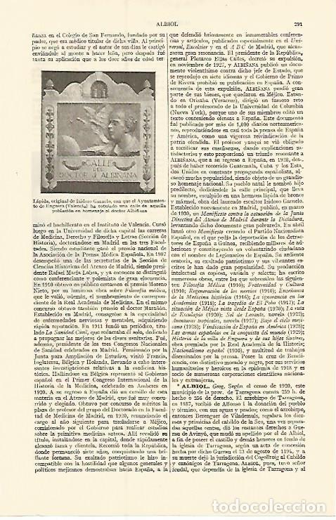 Postkarten: LAMINA ESPASA 10829: Lapida del Ayuntmaiento de Enguera Valencia - Varios