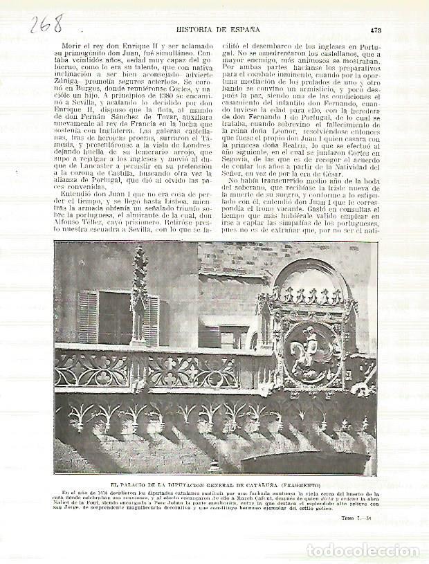 Postkarten: LAMINA 4781: Palacio de la Diputacion General de Catalu&ntilde;a (actual Palau de la Generalitat) - Manuel