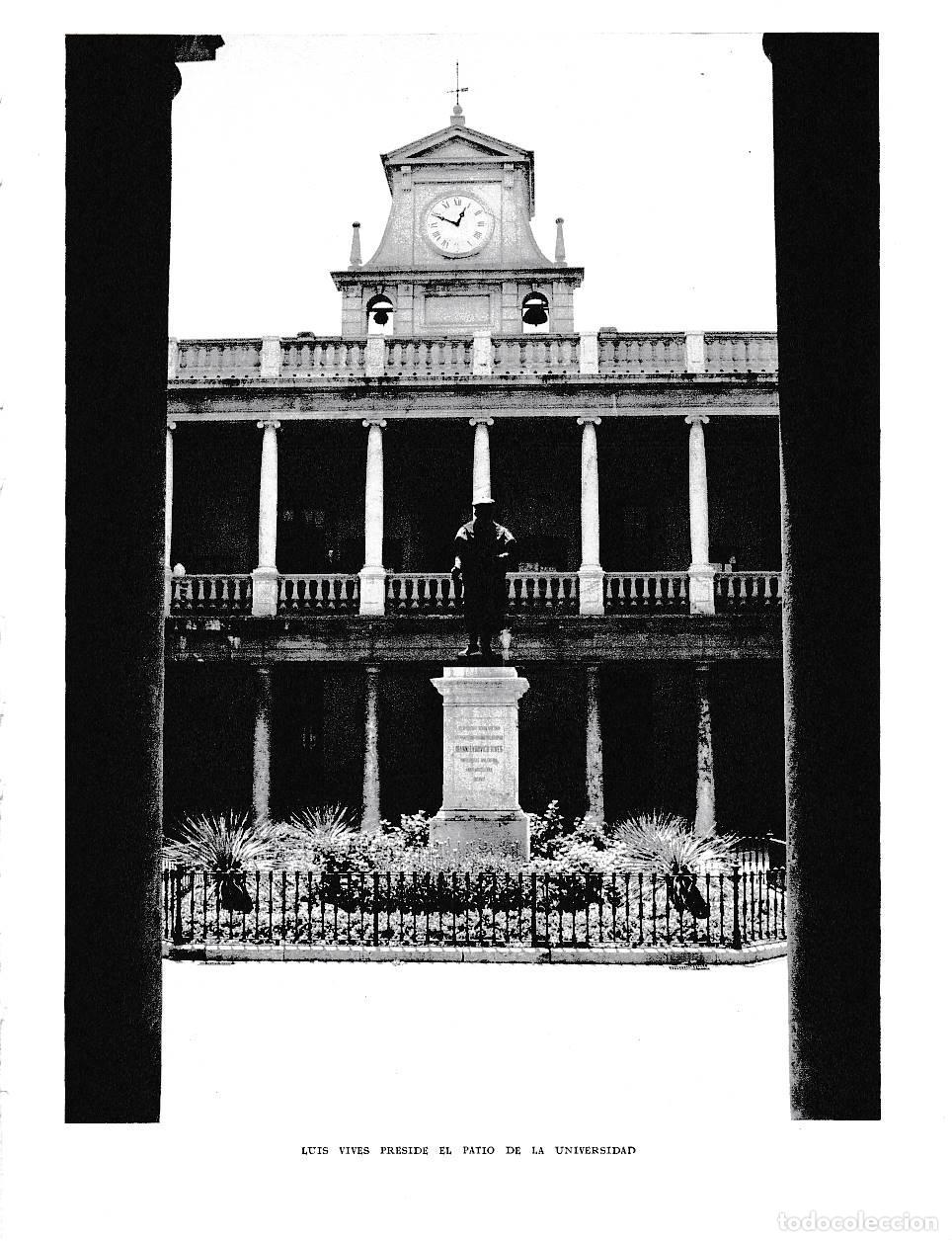 Postkarten: LAMINA 5933: Luis Vives preside el patio de la Universidad - Joan Fuster