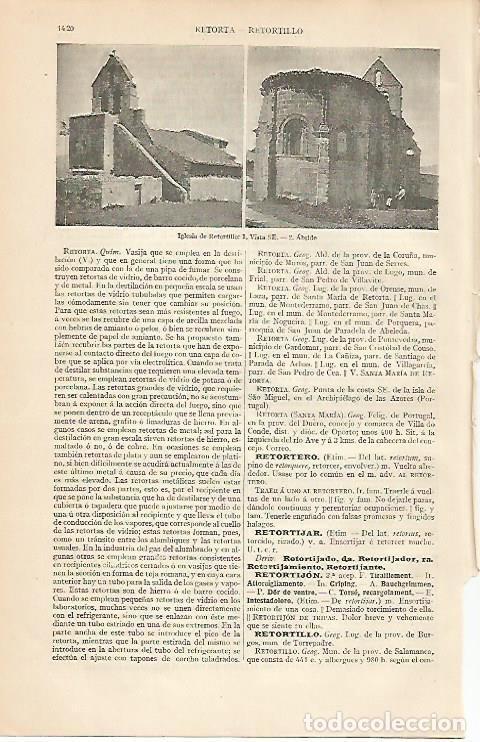 Postcards: LAMINA ESPASA 1049: Iglesia de Retortillo Burgos - Varios Autores