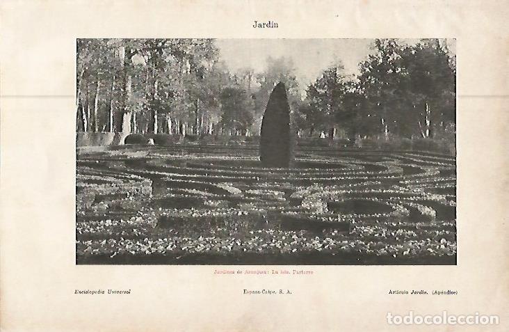 Postkarten: LAMINA ESPASA 9234: Jardines de Aranjuez Madrid - Varios