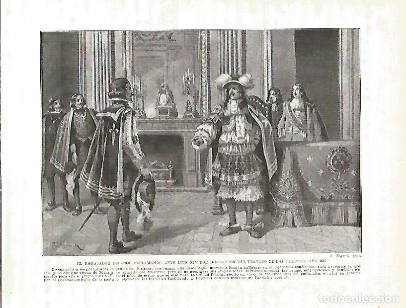 Cartes Postales: LAMINA 4246: El embajador de Espa&ntilde;a ante Luis XIV en 1660 - Manuel Rodriguez Codola