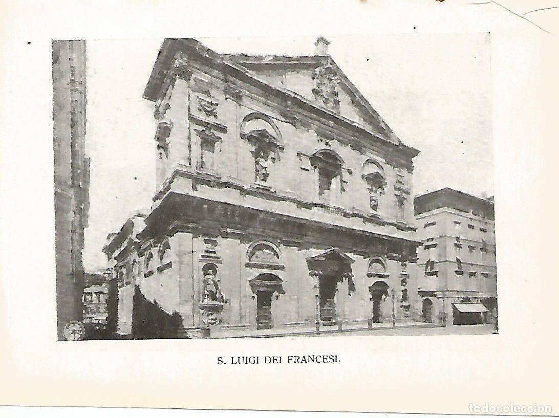 Postkarten: Lamina 1040: ROMA. San Luigi dei Francesi - Varios