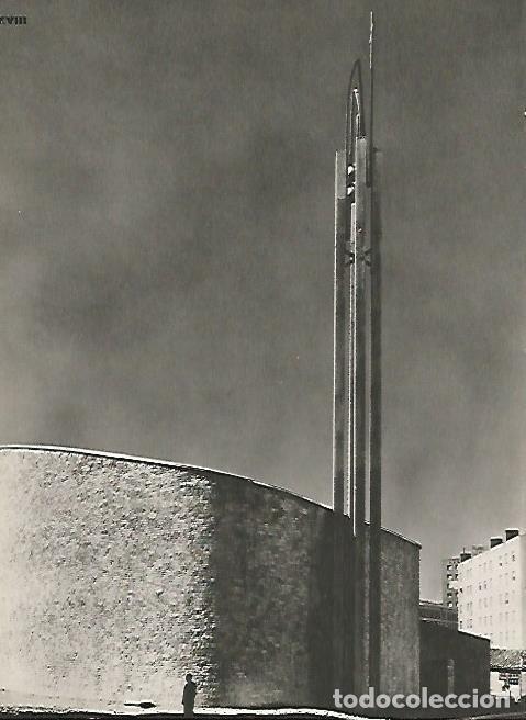 Postais: LAMINA 3575: Parroquia de la Coronacion. Vitoria (detalle) - A. Fernandez Arenas