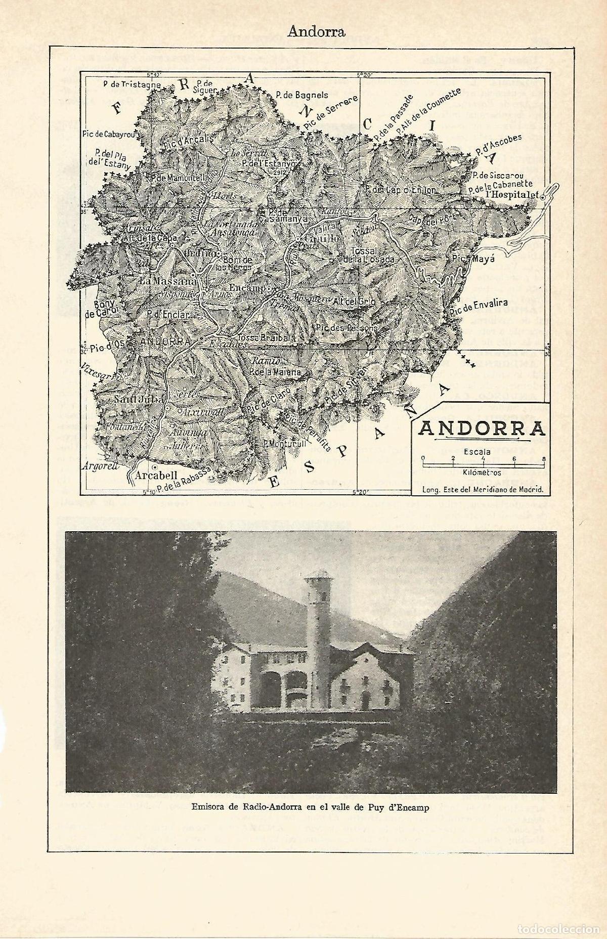 Postais: Lamina 027: Andorra - Varios
