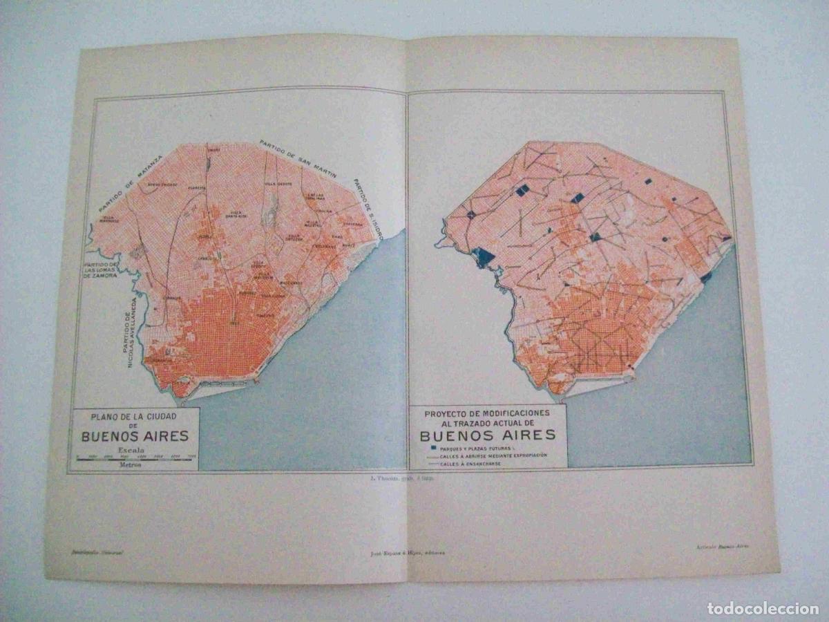 Postkarten: LAMINA ESPASA 11868: Proyectos para Buenos Aires - Varios