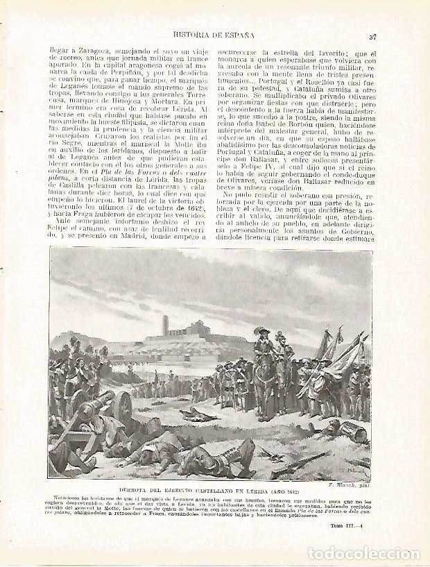 Postkarten: LAMINA 4298: Derrota del ejercito de Castilla en Lleida en 1642 - Manuel Rodriguez Codola
