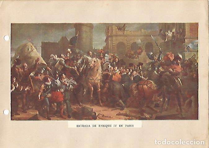 Postkarten: LAMINA 5277: Entrada de Enrique IV en Paris - Varios