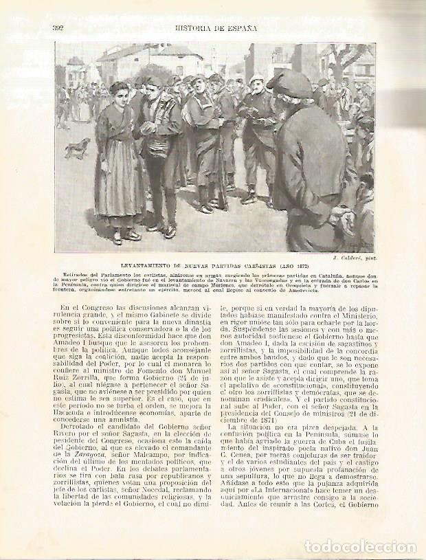 Postkarten: LAMINA 4454: Levantamiento carlista de 1872 - Manuel Rodriguez Codola