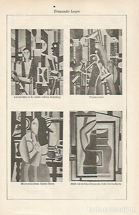 Postcards: LAMINA ESPASA 19788: Pinturas por Fernando Leger - Varios