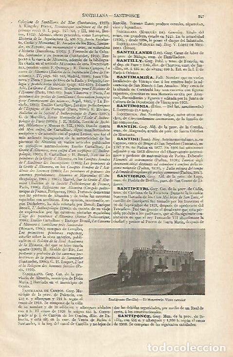 Postcards: LAMINA ESPASA 12299: Monasterio de Santiponce Sevilla - Varios