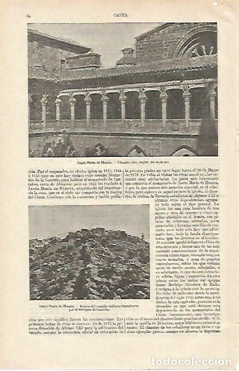 Postkarten: LAMINA ESPASA 12227: Santa Maria de Huerta Soria - Varios
