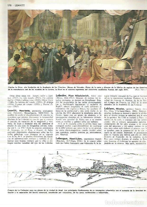 Cartoline: LAMINA MONITOR 0309: LA FUNDACION DE LA ACADEMIA DE LAS CIENCIAS POR LE BRUN - Varios