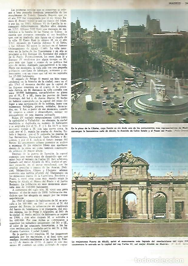 Postkarten: LAMINA MONITOR 0339: PLAZA DE CIBELES Y PUERTA DE ALCALA EN MADRID - Varios