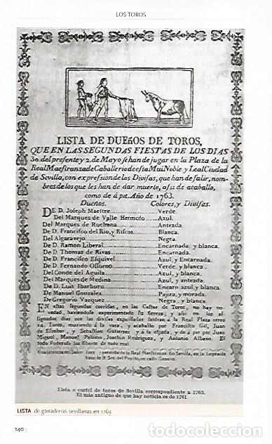 Postais: LAMINA COSSIO 50780: Lista de ganaderias de Sevilla en 1763 - Varios