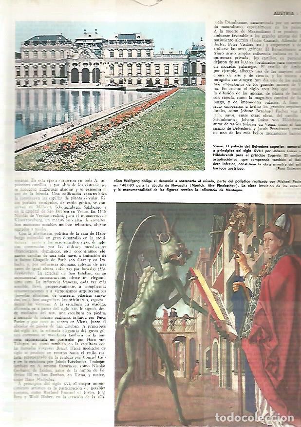 Postkarten: LAMINA MONITOR 0380: PALACIO DE BELVEDERE EN VIENA. SAN WOLFGANG OBLIGA AL DEMONIO A SOSTENERLE EL M