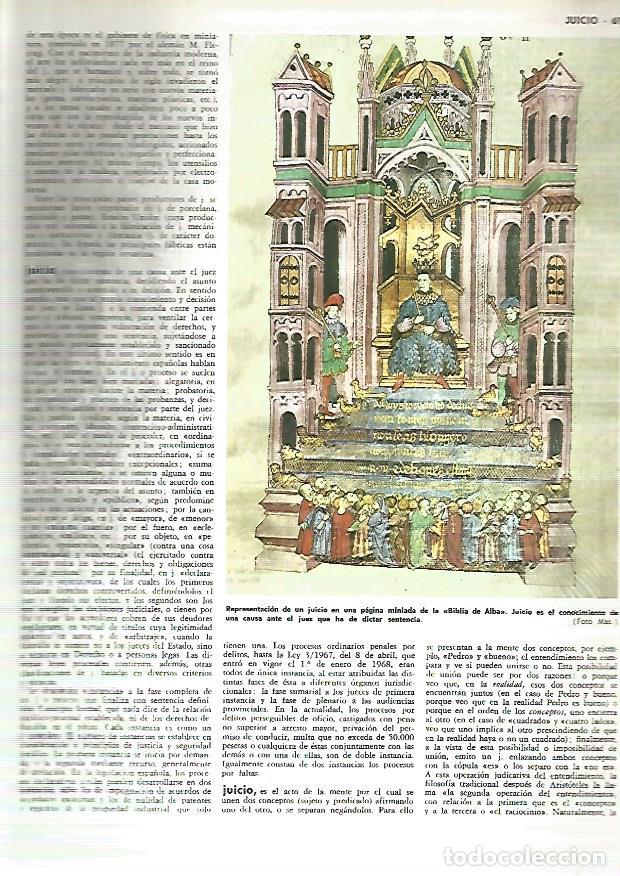 Postales: LAMINA MONITOR 0293: PAGINA DE LA BIBLIA DE ALBA - Varios