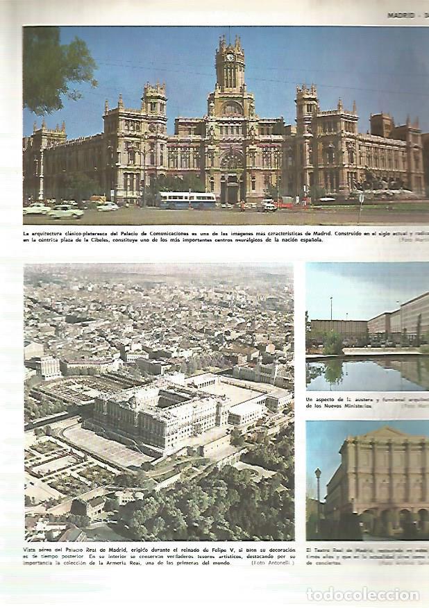 Postais: LAMINA MONITOR 0338: VISTAS DE MADRID - Varios