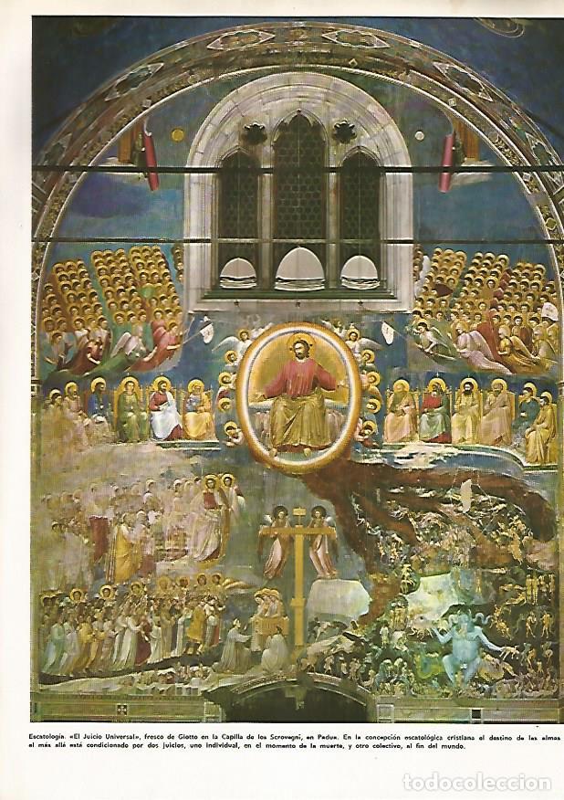 Cartoline: LAMINA MONITOR 0469: EL JUICIO UNIVERSAL POR GIOTTO - Varios