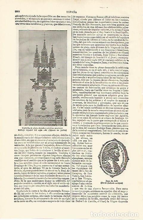 Postkarten: LAMINA ESPASA 20057: Custodia de la iglesia de Jativa Valencia - Varios