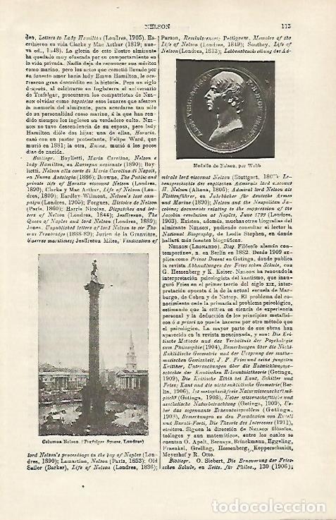 Postkarten: LAMINA ESPASA 20097: Medalla de Nelson - Varios