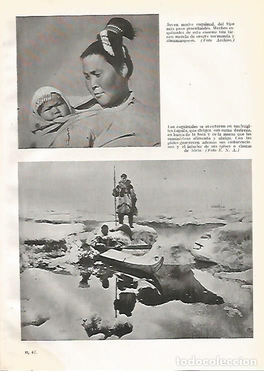 Postales: LAMINA GEOGRAFIA 0191: Esquimales de Groenlandia - Ricardo Beltran y Vicente Vera