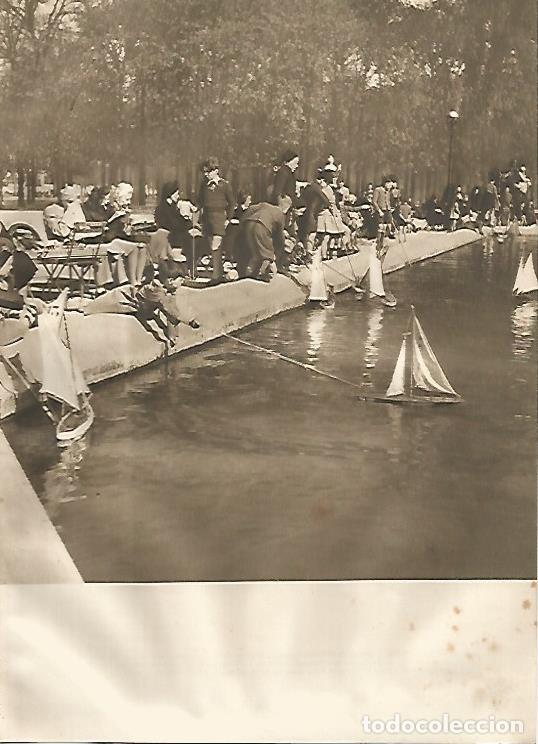 Postkarten: LAMINA GEOGRAFIA 0117: Jardines de Tullerias en Paris Francia - Ricardo Beltran y Vicente Vera