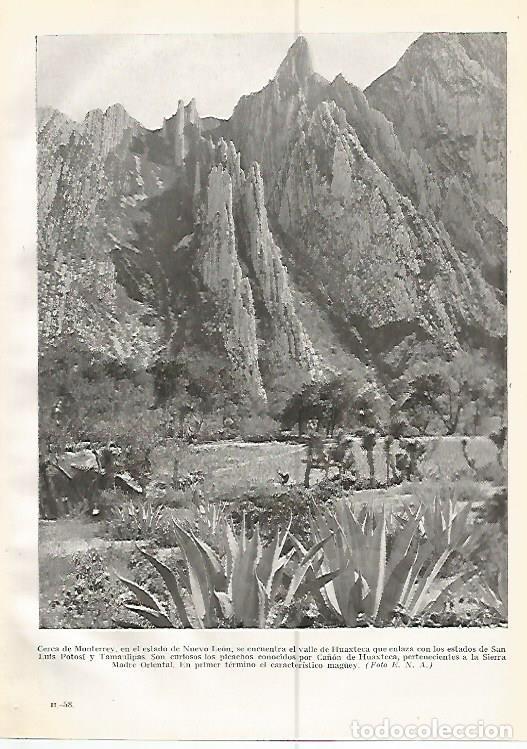 Cartoline: LAMINA GEOGRAFIA 0211: Valle de Huaxteca Mexico - Ricardo Beltran y Vicente Vera