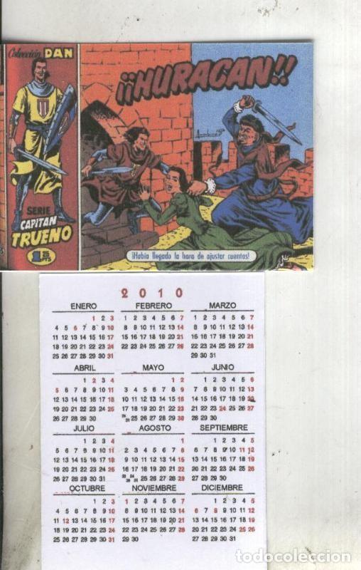 Postcards: Calendario bolsillo 2010: El Capitan Trueno portada numero 013 - Varios
