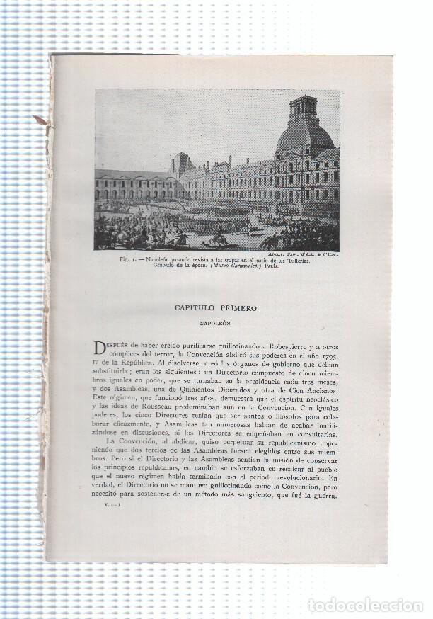 Postcards: Historia del Mundo bloque 01: Napoleon (22 paginas, 22 fotos b/n , 1 foto color) - Varios