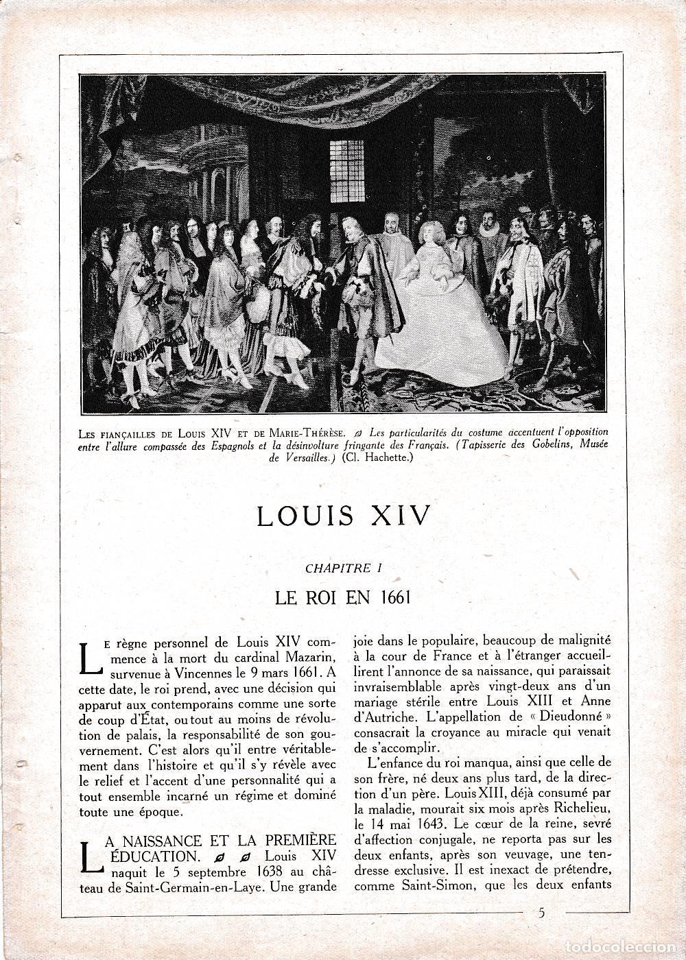 Cartoline: LAMINA 30071: Les fian&ccedil;ailles de Louis XIV et de Marie-Therese - Librairie Hachette