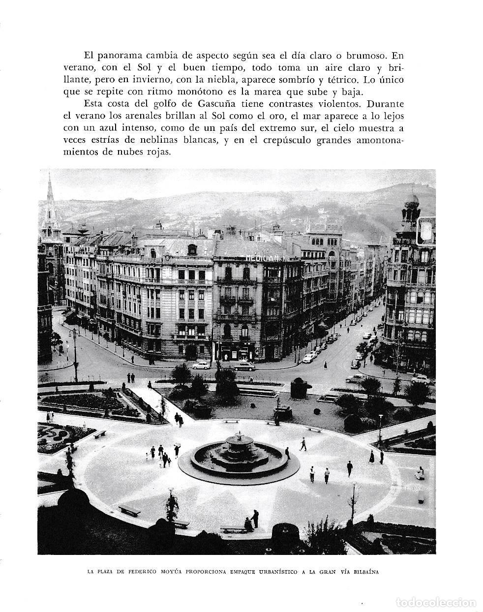 Postales: LAMINA 6173: Plaza de Federico Moyua en Bilbao - Pio Baroja