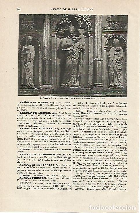 Cartes Postales: LAMINA ESPASA 12814: Loggia del Bigallo en Florencia - Varios