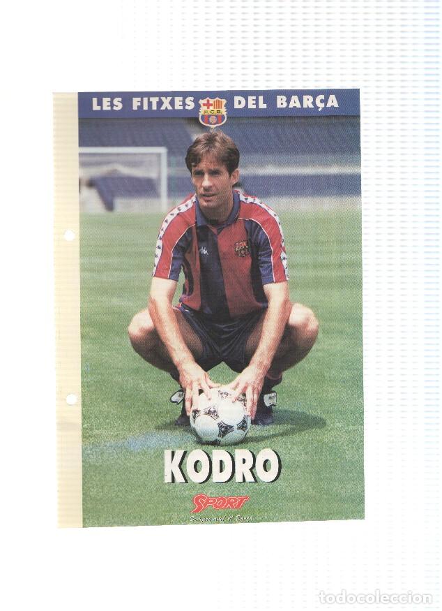 Cartoline: Les Fitxes del Bar&ccedil;a: MEHO KODRO (Ficha Archivador Diario SPORT) - VARIOS