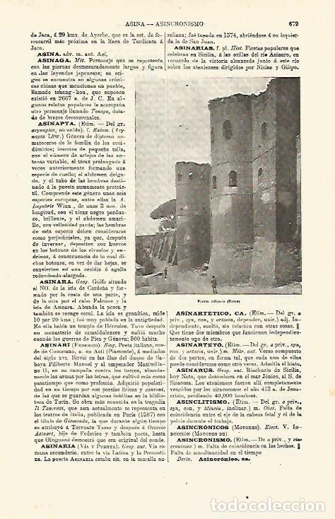 Cartoline: LAMINA ESPASA 12899: Puerta Asinaria en Roma - Varios