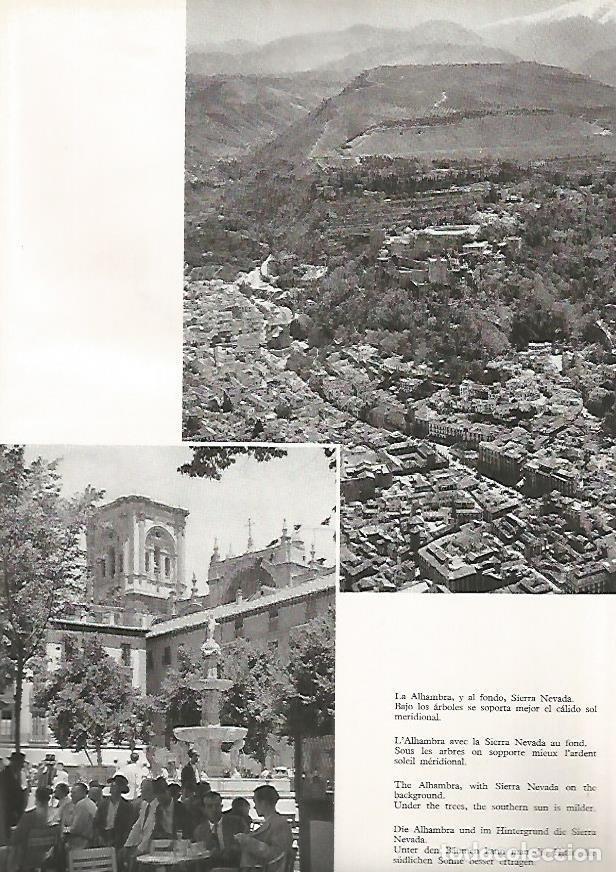 Postais: LAMINA 4968: GRANADA LA ALHAMBRA Y SIERRA NEVADA - Jaime Ministral Masia