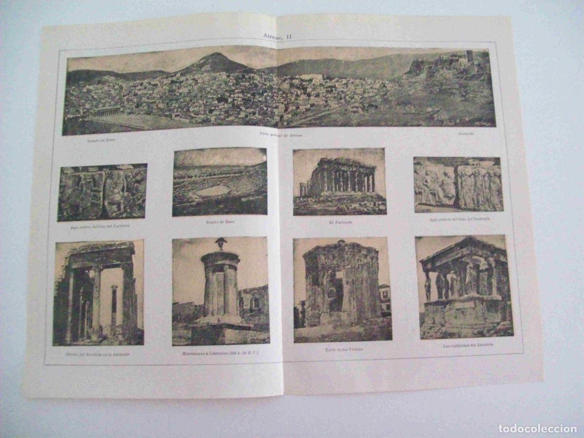 Postais: LAMINA ESPASA 12952: Vistas de Atenas - Varios