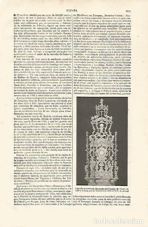 Cartoline: LAMINA ESPASA 20059: Custodia hecha por Damian de Castro - Varios