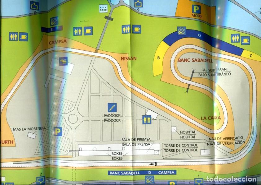 Cartoline: Plano del circuit de catalunya, formato 66 x 29 cm