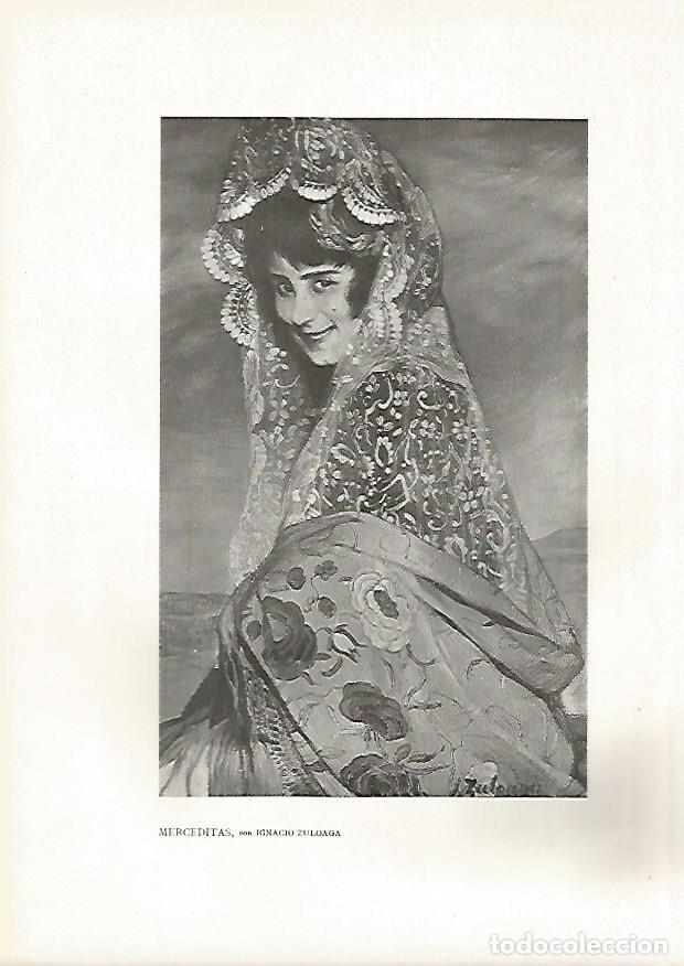 Postales: LAMINA 5026: Merceditas por Ignacio Zuloaga - Varios
