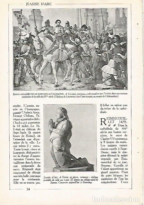 Postcards: LAMINA 4499: Juana de Arco aclamada por los habitantes de Chateaudun - Varios